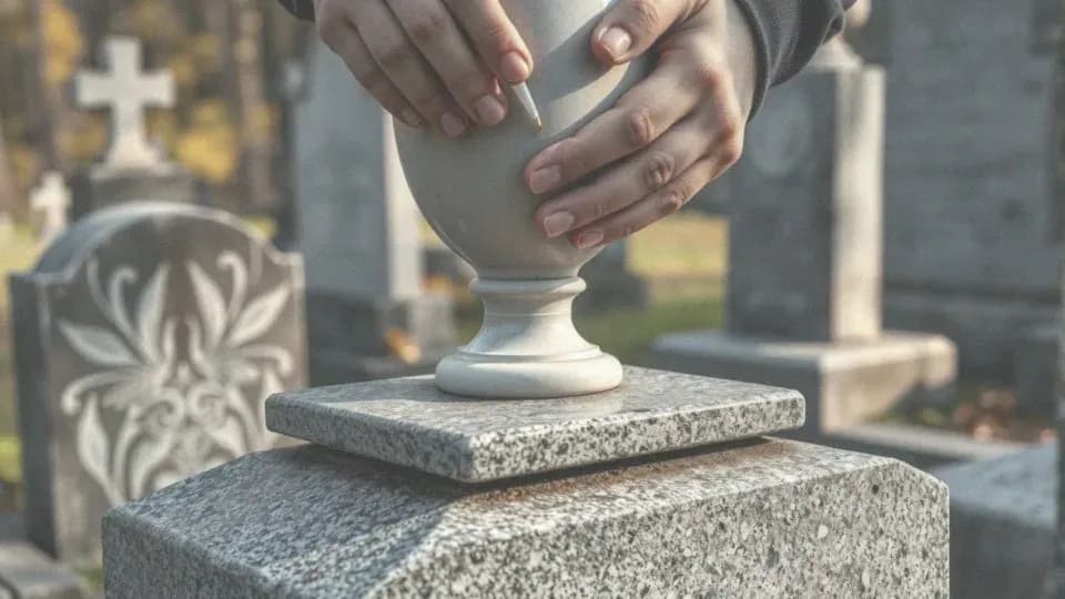 Jak odkleic wazon z pomnika granitowego bez ryzyka uszkodzeń